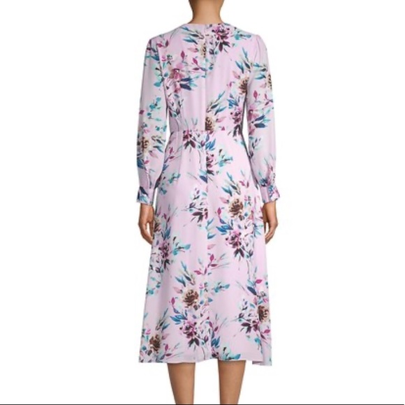 Beautiful Nanette Lepore Floral Midi Dress - NWT - Picture 2 of 10